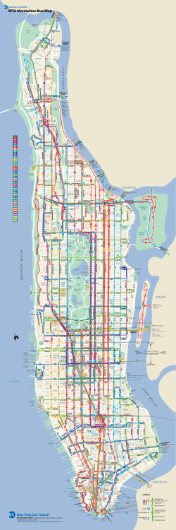 MTA Manhattan Bus Map