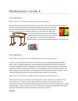 Mathematics: Grade 4