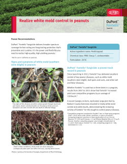 Realize white mold control in peanuts
