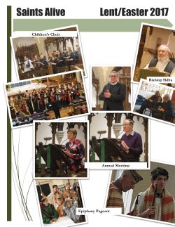 lENT/eASTER 2017 - All Saints` Cathedral​Diocese of Milwaukee