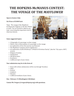 THE HOPKINS-McMANUS CONTEST: THE VOYAGE
