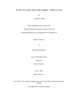 The Story of a Sexually Abused Child`s Sandplay