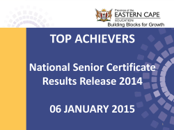 top achievers - ecexams.co.za