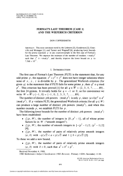 (a, b) with -p/y/2 - American Mathematical Society