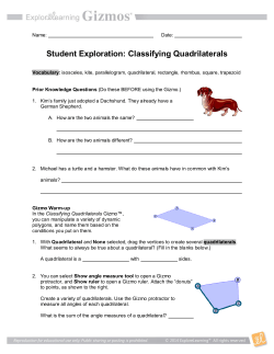 Classifying Quadrilaterals