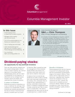 Dividend-paying stocks