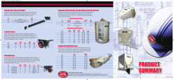 Product Summary Brochure - GAR