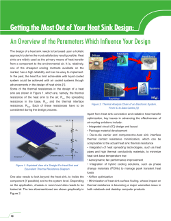 Getting the Most Out of Your Heat Sink Design: