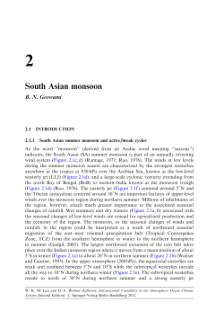 South Asian monsoon