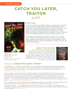 Reader`s Guide - Algonquin Young Readers