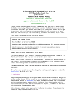 Hellenic Hall Rental - St Demetrios Greek Orthodox Church of