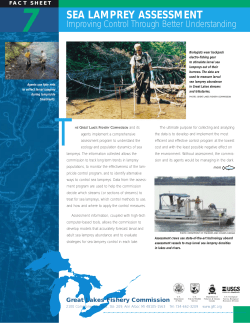 Sea Lamprey Assessment - Great Lakes Fishery Commission