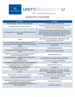 SCIENTIFIC POSTERS