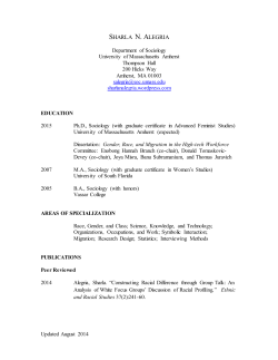 Sharla Nicole Alegria, BA