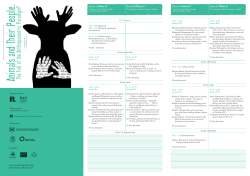 Animals and Their People. The Fall of the Anthropocentric Paradigm?