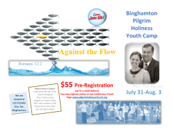 Against the Flow - Pilgrim Holiness Church of NY. Inc. Website