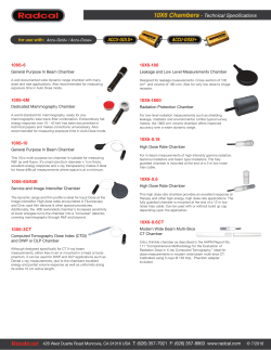 10X6 Chambers - Technical Specifications ACCU
