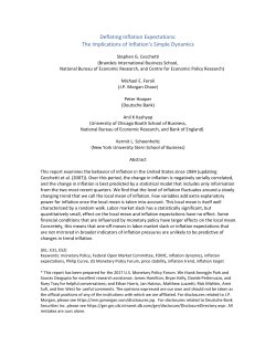 The Implications of Inflation`s Simple Dynamics