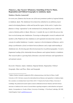 Flamenco &iquest;Algo Nuestro? [Flamenco, Something of Ours?]: Music