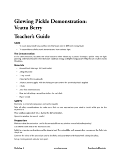Glowing Pickle Demonstration