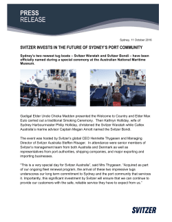 svitzer invests in the future of sydney`s port community