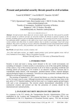 Present and potential security threats