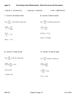 M-30 2 pg 16 Convert ft in WKD
