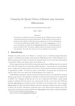 Computing the Sparsity Pattern of Hessians using