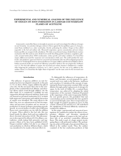 Experimental and Numerical Analysis of the Influence of Oxygen on