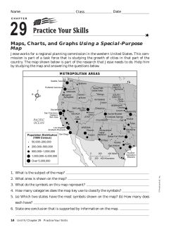 Ch.29 Sec.1 Using a Special-Purpose Map, Practice Your Skills