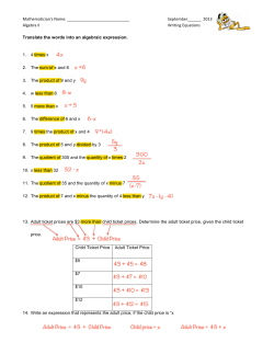 + 4x x +6 9y 8-w x + 5 6-x 9 * (4x) 5y 3 300 2x 32 - x