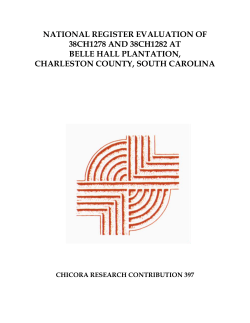 to view. - Chicora Foundation