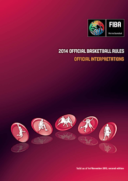 2014 FIBA Interpretations - MKOSZ e
