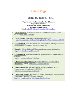 Home Page Iqbal H. Jebril