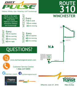 310 Winchester - Durham Region Transit