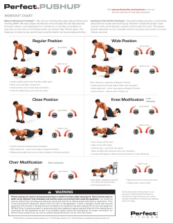Pushup Poster 8.5x11 10.11