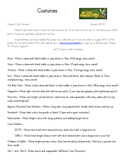 15-16 Costume list