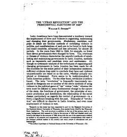 "Cuban Revolution" and the Presidential Elections of 1948