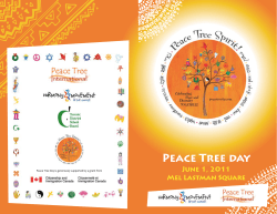 Peace Tree Day is generously supported by a grant from