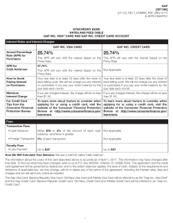 GAP - Synchrony Bank Redirect