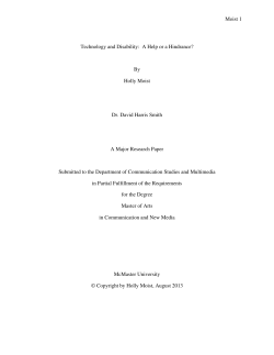 Technology and Disability: A Help or a Hindrance?