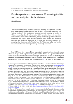 Drunken poets and new women: Consuming tradition