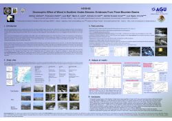 Evidences From Three Mountain Basins