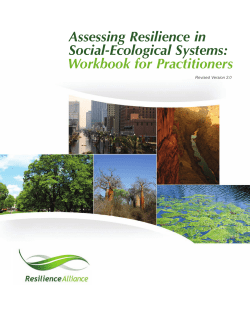 Assessing Resilience in Social-Ecological Systems
