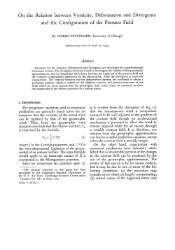 On the Relation between Vorticity, Deformation and Divergence and