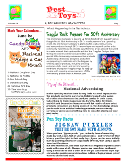 May 2012 Best Toys Newsletter