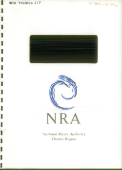 NRA Thames 217 -ji National Rivers Authority Thames Region