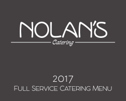 full service catering menu