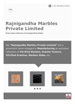 Rajnigandha Marbles Private Limited