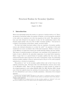 Structural Realism for Secondary Qualities